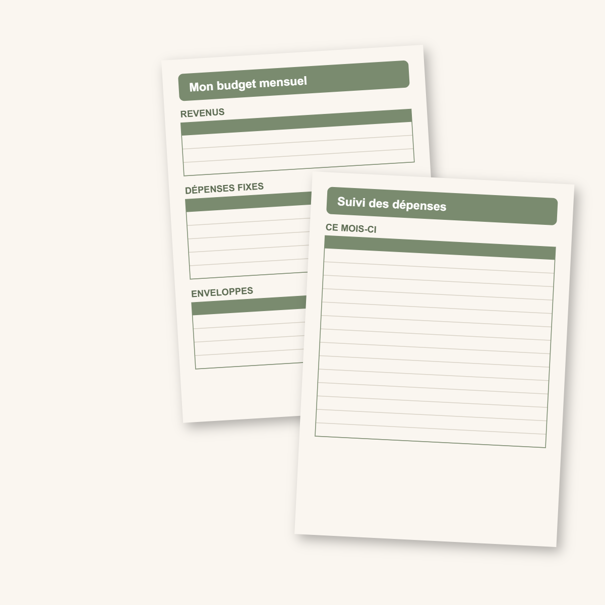 Kit Budget Enveloppes 2026 · Planner PDF à imprimer (méthode cash stuffing)
